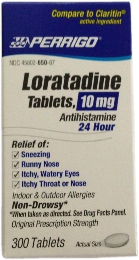 Δισκία Perrigo Loratadine, Blue, 300 Count