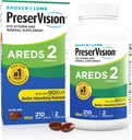 PreserVision AREDS 2 Eye Vitamin & Mineral Supplement, Περιέχει λουτεΐνη, Βιταμίνη C, Ζεαξανθίνη, Ψευδάργυρο & Βιταμίνη Ε, 210 Softgels (Packaging May Vary)
