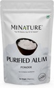 Mi Nature Alum Powder Potassium (Φίτκαρι/Φίτκαρι) -100% Natural Skincare για την ακμή, Odor Control & Water Purification Μάσκα προσώπου για 