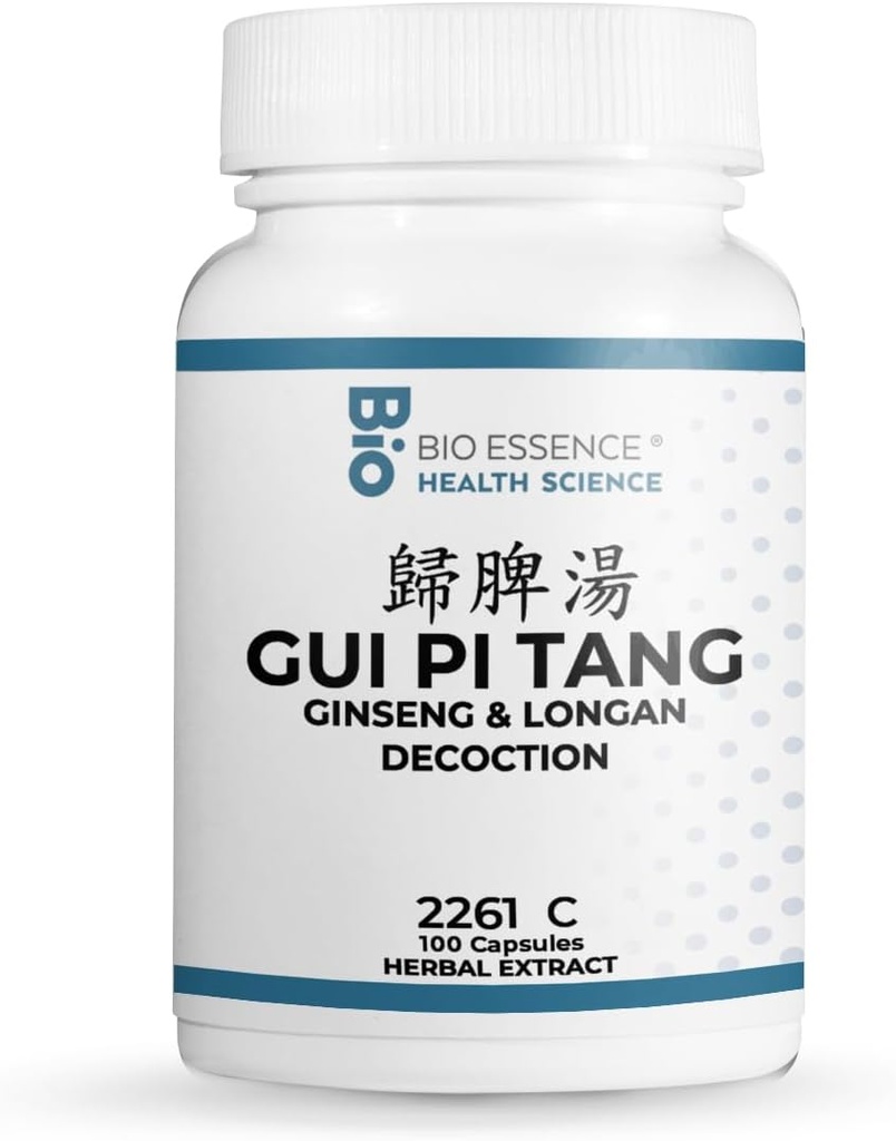2261C GUI Pi Tang/Ginseng & Longan Decoction 100 Κάψουλες/Bottle (2 φιάλες)
