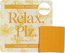 Fleur Marche Relax, Plz Botanical Supplement Patch - Calming & Relaxing Wellness Patch with Ashwagandha, Chamomile & Other Powerful Adaptogens - Highly Bioavailable - 28 Patches