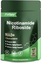 Συμπλήρωμα Airboy NAD με Nicotinamide Riboside Resveratrol & Quercetin 900 mg, NMNH Εναλλακτική για άνδρες και γυναίκες Υποστήριξη κατά της γήρανσης, Ενέργεια, Εστίαση - 80 κάψουλες