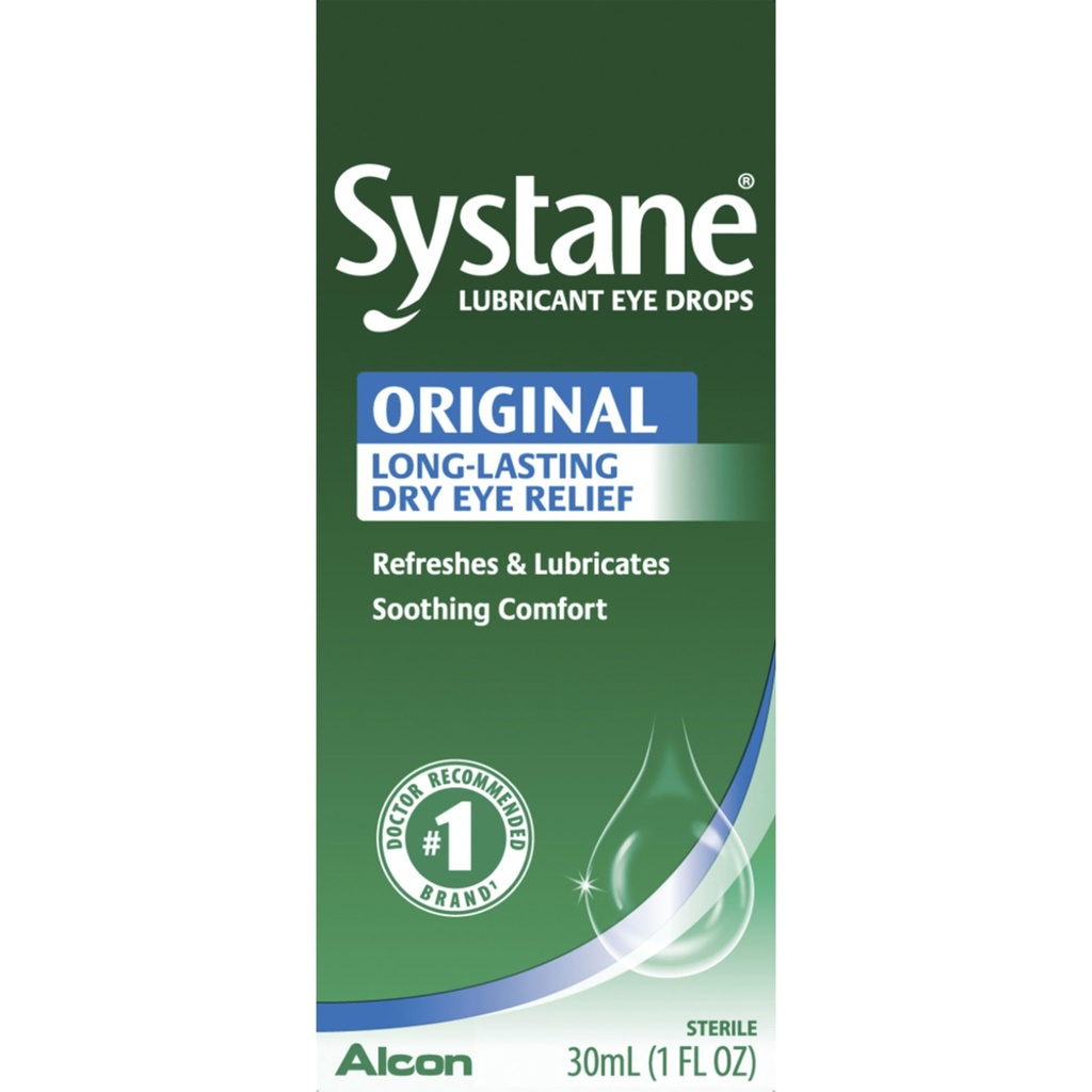 Λιπαντικό ματιών Systane 1 oz. Οφθαλμικές σταγόνες, 1 Ct