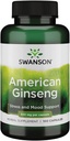 Swanson Premium Brand American Ginseng 550 Milligrams 100 Κάψουλες