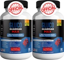 Gluco Guardian Max Advanced Wellness Υποστήριξη Κάψουλες – Βιταμίνη, Ορυκτό, και φυτικό συμπλήρωμα με μαγνήσιο, βιταμίνη C, ψευδάργυρο, και φύλλο Banaba – Μη-ΓΤΟ, Χωρίς γλουτένη – 120 κάψουλες (2)