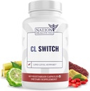 CL Switch – Heart Wellness Supplement – Υποστηρίζει υγιή επίπεδα χοληστερόλης & αρτηριακή πίεση Ήδη σε κανονική εμβέλεια* – με εσπεριδοειδή, βερβερίνη, κόκκινο ρύζι ζύμης – 60 κάψουλες