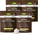 Igennus Advanced Vegan Vanilla Collagen Peptide Peptide Powder, Enhanced with Glycine, Proline & Hydroxyproline & Cofactor Vitamin C, Non GMO, Vegetarian Plant Based Collagen Powder Booster, 140 Servings