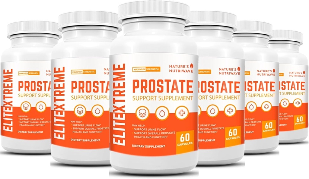 EliteXtreme Health Supplement - Φυσική Φόρμουλα με Πριόνι Παλμέτο, Φυτικές στερόλες, Ψευδάργυρος, και Βιταμίνες 