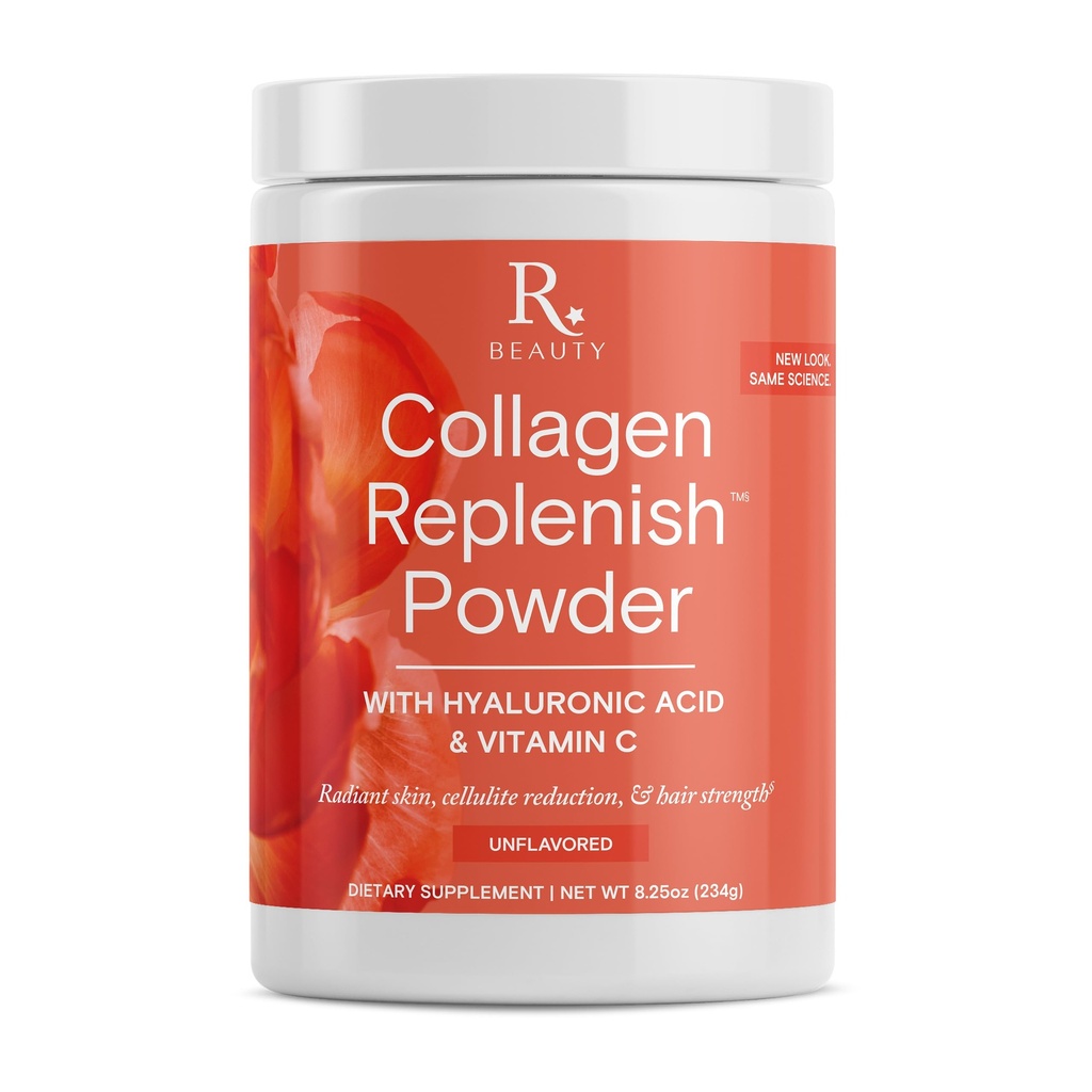 Reservage Beauty Collagen Replenish Powder - No-Taste Collagen for Radiant Skin & Hair Growth - Αναμιγνύεται εύκολα σε Liquid ή Smoothie - 8,25 oz