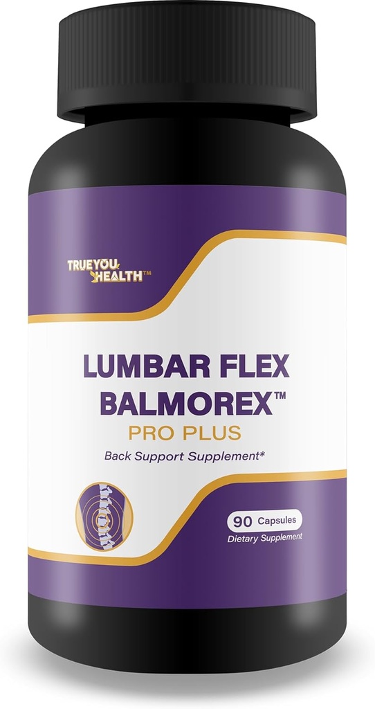 Lumbar Flex Balmorex Pro Plus Back Supplement - Τα καλύτερα χάπια πλάτης - Φυσικό συμπλήρωμα υποστήριξης πλάτης - Χαμηλότερη σκληρότητα πλάτης - Χαμηλώστε πίσω χάπια πίσω πίσω