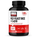 FORCE FACTOR Red Yeast Rice + CoQ10 συμπλήρωμα για αντιοξειδωτική υποστήριξη, μη ΓΤΟ, Vegan-Friendly, Premium Quality, 120 κάψουλες