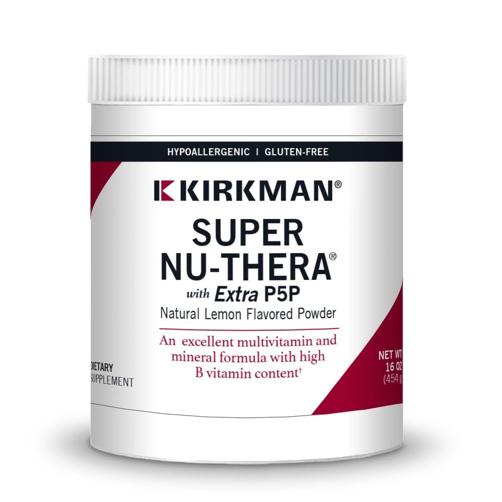 Kirkman Super Nu-Thera® με 25 mg P-5-P σκόνη - Νέα, βελτιωμένη Φόρμουλα! 