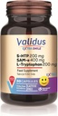 VALIDUS Extra Smile 5- HTTP 200 mg + L- Τρυπτοφάνη 200 mg + Sam- e 400 mg 30 κάψουλες (Vcaps Plus)