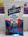 Scott's DHA Gummies, Strawberry Flavour, 15s, Vitamin D, Essential for Healthy Growth & Development in Children and Healthy Immune Function.