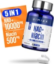 NAD+ συμπλήρωμα 1000mg & νιασίνη (Vitamin B3) 500mg, Nad Plus ενίσχυση συμπλήρωμα για τη γυναίκα και τον άνθρωπο, Νικοτιναμίδη Ριβοζίδιο (NR) Υποστηρίζει την καταπολέμηση της γήρανσης, την ενέργεια, τον εγκέφαλο, τους μυς, μη GMO, χωρίς γλουτένη,74