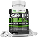 DR. MARTIN'S UTRITION Επιπλέον δύναμη L-καρνιτίνη - 200 κάψουλες - 1000mg ανά υπηρεσία - Ενίσχυση του μεταβολισμού σας και αύξηση της απόδοσης