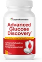 Advanced Glucose Discovery for Sugar Watchers, with Gymnema Sylvestre, Patented Pomegranate Supplement, Crominex 3+, for Glucose Μεταβολισμός Wellness - All Natural, Non-GMO - 90 Vegan Capsles