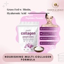 Ember & Grace Wellness Multi Collagen Protein Powder– Type I,II,III,V,X with Biotin, Hyaluronic Acid, Vitamin C – Unflavored Collagen Peptides – Keto & Paleo Friendly, Easy Dissolve, Non-GMO