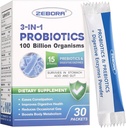 Προβιοτικά για γυναίκες & άνδρες - 100 Billion Plus Digestive Enzymes & Prebiotics, Highest Potency 3-in-1 Πλήρης Προβιοτικά για Digestive Υγεία, Ανοσολογική Υποστήριξη