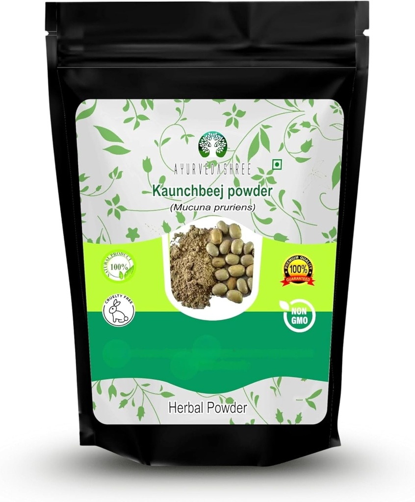 Mucuna Seed Powder 200 Gm | Kapikacchu | Kaunch Beej | Non-GMO Sustainably Sourced Vegan