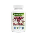 USA Muscadine Quercetin, Ellagic Acid, Resveratrol, Myricetin, Kaempferol & BioPerine - Κάψουλες απελευθέρωσης χρόνου για επιπλέον βιοδιαθεσιμότητα - Vegan - Μη ΓΤΟ - Χωρίς γλουτένη - Κατασκευασμένο στις ΗΠΑ