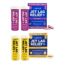1ABOVE Jet Lag Relief Αναβράζοντα πολυβιταμίνη με Pycnogenol συμπλήρωμα ταξιδιού για την ενυδάτωση, την ενέργεια, την ανοσοποιητική υποστήριξη και την ταχύτερη ανάκτηση - Flight Essential - Citrus 20 Count and Berry 20 Count