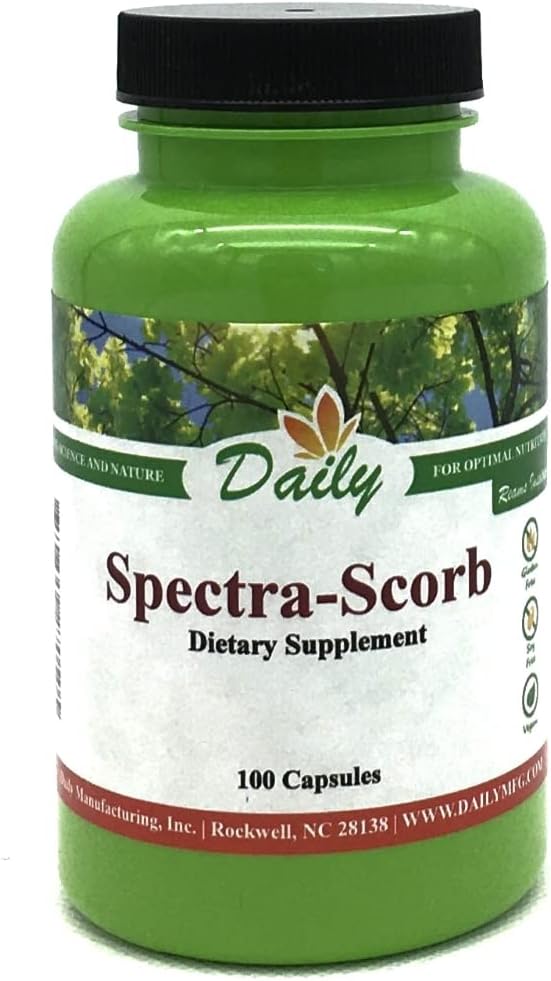 Daily Manufacturing Spectra-ScorbTM (βιταμίνη C από ανόργανα ασκορβικά άλατα, Bioflavonoid Complex, Quercetin)