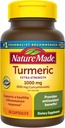 Nature Made Extra Strength Turmeric Curcumin with Black Pepper, 1000mg Turmeric Extract ανά μερίδα (Standardized to 95% Curcuminoids), Υποστηρίζει υγιής αντίδραση φλεγμονής, 60 κάψουλες χορτοφάγων