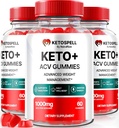 (3 Πακέτο) Keto Spell ACV Gummies, KetoSpell Keto ACV Advanced Weight Loss Formula, Όλα τα φυσικά μηλίτη μηλίτη 1000MG, KetoSpell Keto + συμπλήρωμα ACV, Gomitas Κριτικές (180 Gummies)