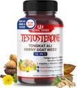 Ultra Test Capsule 12 in 1 Complex with L-Arginine, Fadogia Agrestis, Tribulus Terrestris, Maca Root, Beetroot, L-Citrulline, Creatine - USA Made (90-Day Supply)