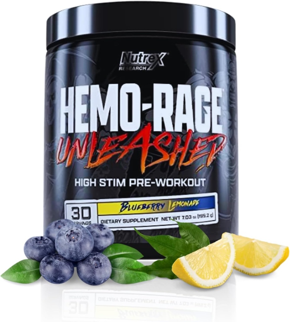 Έρευνα Nutrex Hemo-Rage Extreme High Stim Pre Workout Powder 