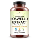 AMANDEAN Boswellia Serrata Extract. 500mg 120 Κάψουλες Veggie. 65% Βοσγουελικά Οξέα με AKBA. Ινδικό συμπλήρωμα φλεγμονών Φράνκινκενς. Κοινή Υποστήριξη Υγείας. (Συσκευασία Μαΐου Vary)