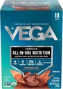 Vega Organic All-in-One Vegan Protein Powder, Σοκολάτα - Superfood Συστατικά, Βιταμίνες για την υποστήριξη της ανοσίας, Keto Friendly, Pea Protein for Women & Men, 14,7 oz (Packaging May Vary)