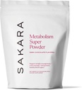 SAKARA Μεταβολισμός Super Powder – Φυσική υποστήριξη για τον έλεγχο της όρεξης, την υποστήριξη διαχείρισης του βάρους και τις καμπύλες C Vegan, μη ΓΤΟ, Σοκολάτα Γεύση – 24 Υπηρεσίες