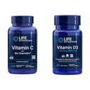 Life Extension Vitamin C & Quercetin Plus Vitamin D3 5000 IU - 250 Tablets Vitamin C Immune Support Plus 60 Vitamin D3 Softgels for Bone, Brain & Immune Health