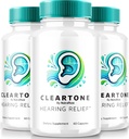 NutraRize (3 Pack) ClearTone εμβοές, Clear Tone χάπια για την ακοή, ClearTone χάπια συμπλήρωμα για τη συνολική υγεία του αυτιού, επίσημες κάψουλες υποστήριξης, ClearTones αναθεώρηση (180 κάψουλες)