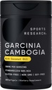 Sports Research Garcinia Cambogia Extract (60% HCA) με Extra Virgin Organic Coconut Oil 
