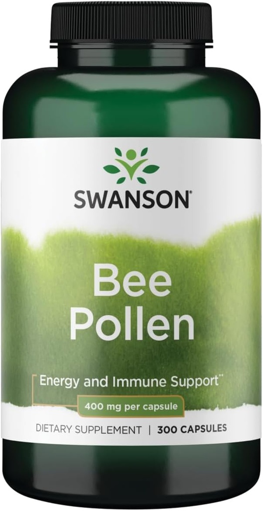 Swanson Bee Pollen 400 Milligrams 300 Capsules