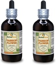 Passion Flower (Passiflora Incarnata) Tincture, Organic Dried Herb Liquid Extract (Brand Name: HerbalTerra, Proudly Made in USA) 2x4 fl.oz (2x120 ml)