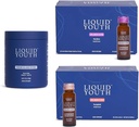 Collagen Peptides Powder & Liquid Collagen Elixir Shots for Women & Men - Type I & III Premium Grass-fed Bovine & Marine Collagen - Προάγει την ανάπτυξη των μαλλιών, το δέρμα, τα νύχια, τα οστά και την κοινή υγεία (50 εξυπηρετούν)