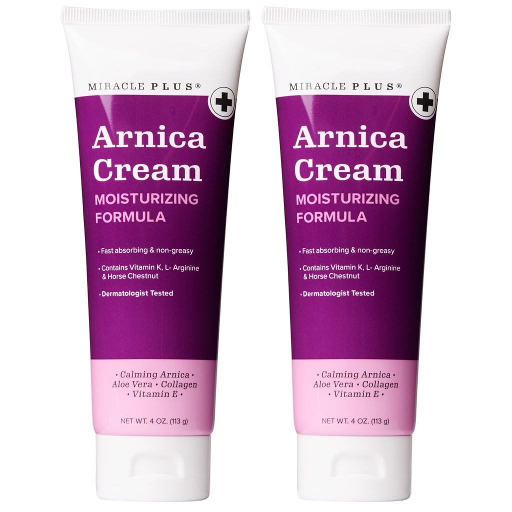Miracle Plus Arnica Cream Extra Strength Mulise Relief Lotion για τον μελανισμό και το πρήξιμο στο δέρμα 
