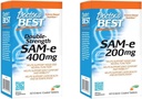 Doctor's BEST SAM-e 400 mg, Vegan, Χωρίς γλουτένη, Χωρίς σόγια, Mood και κοινή υποστήριξη, 60 Enteric Coated & SAM-e Mood & Κοινή Υποστήριξη & Υγεία του ήπατος (Φαρμακευτικός Βαθμός/Non-GMO/Gluten Free