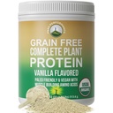 Βιολογικό Paleo Grain Free Plant Based Raw Vegan Protein Powder. Amino Acid Προφίλ και λιγότερο από 1g ζάχαρης. με κάνναβη και πρωτεΐνη Pea Vanilla Γεύση
