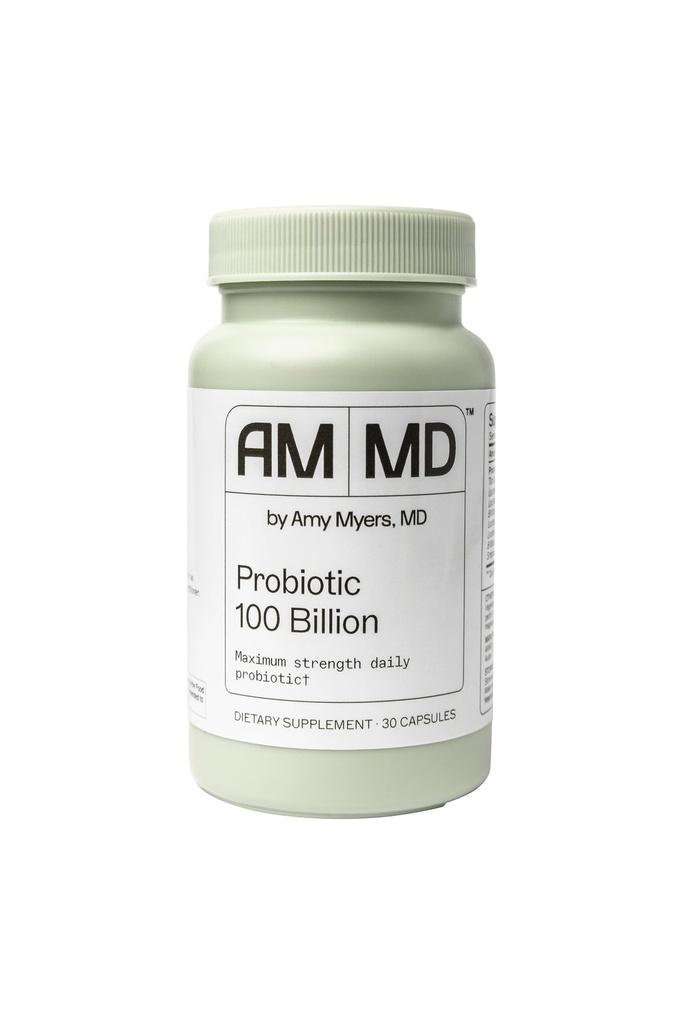 Amy Myers MD Probiotic Κάψουλες 100 Δισεκατομμύρια - Μέγιστη Δύναμη Καθημερινή Προβιοτική - Συμπλήρωμα Γαστρεντερικής Υγείας - Πέψη & Ανοσολογική Υποστήριξη