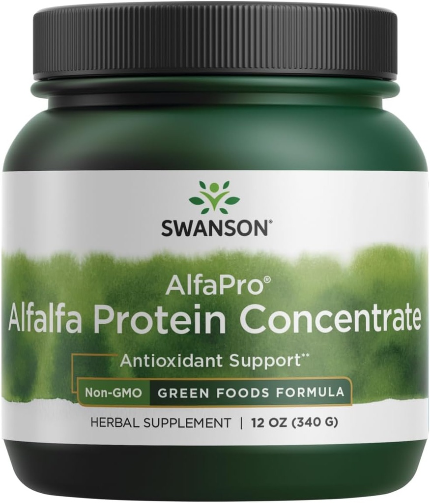 Swanson Alfapro Non-GMO Alfalfa Protein Concentrate 12 Ounce (340 g) Pwdr