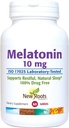 NEW ROOTS HERBAL Sleep Supplement | Pure Melatonin 10 mg (60 Tablets - 3 Months Supply), Non Habit Forming, Natural Sleep Aid, Non-GMO