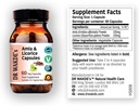 Κάψουλες Amla & Licorice του DR WAKDE (60 Veg Caps, για οξύ δυσπεψία, Ayurvedic συμπλήρωμα, Vegan, Herbal, όλα φυσικά, Made in UK)