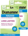 Dramamine Nausea Long Lasting, Nausea Relief, 10 Count (πακέτο του 2)
