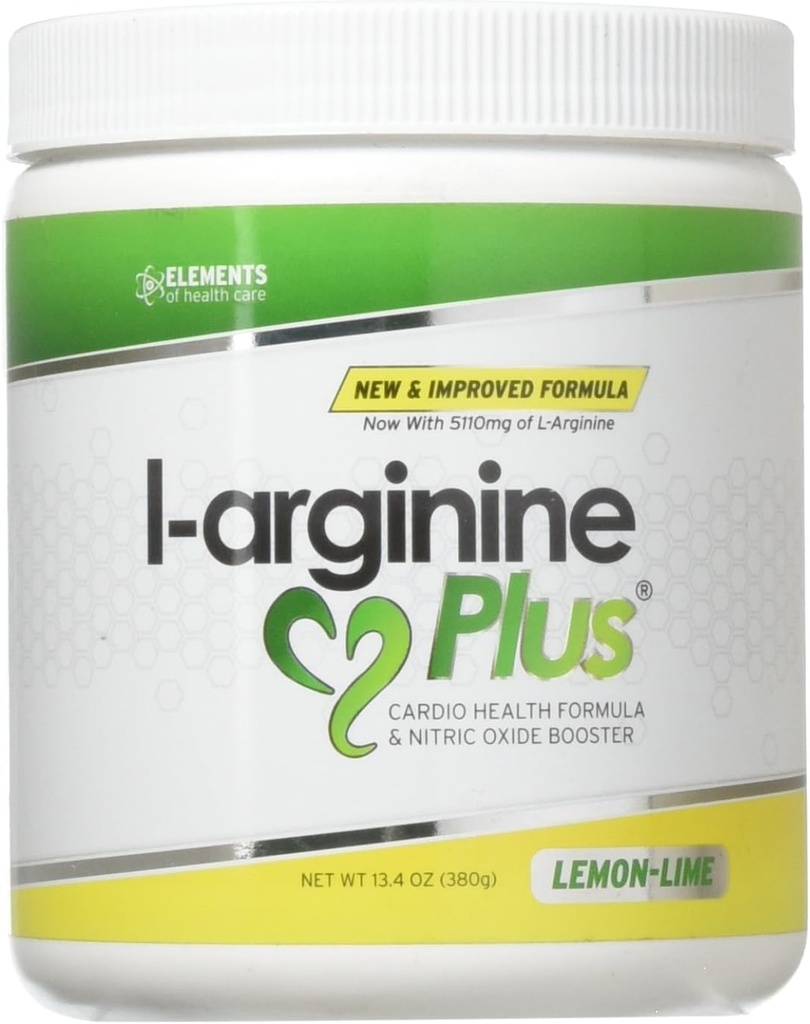 Lemon Lime - L-αργινίνη Formula for Blood Pressure, Cholesterol and More Energy. Το #1 συμπλήρωμα υγείας καρδιάς (13.4oz.)
