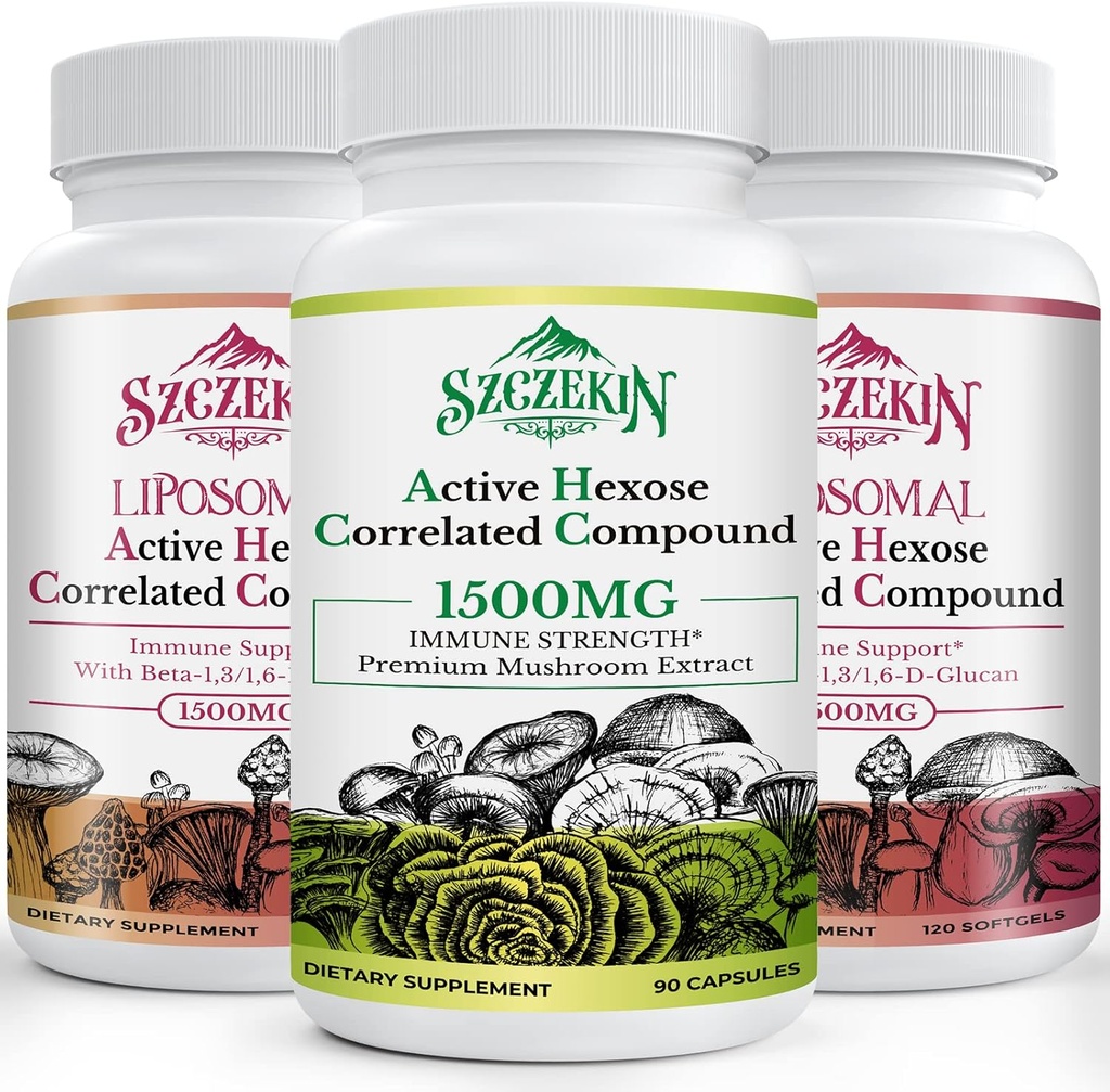 Active Hexose Correlated Compand 1500 mg Συμπλήρωμα 90 Καψακίων Bundle με 1500 mg Liposomal Active Hexose Correated Supplement 240 SoftGels